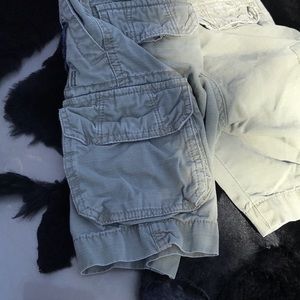 Tommy Hilfiger Light Olive Green Khaki Cargo Shorts Yacht Club Adjustable 5